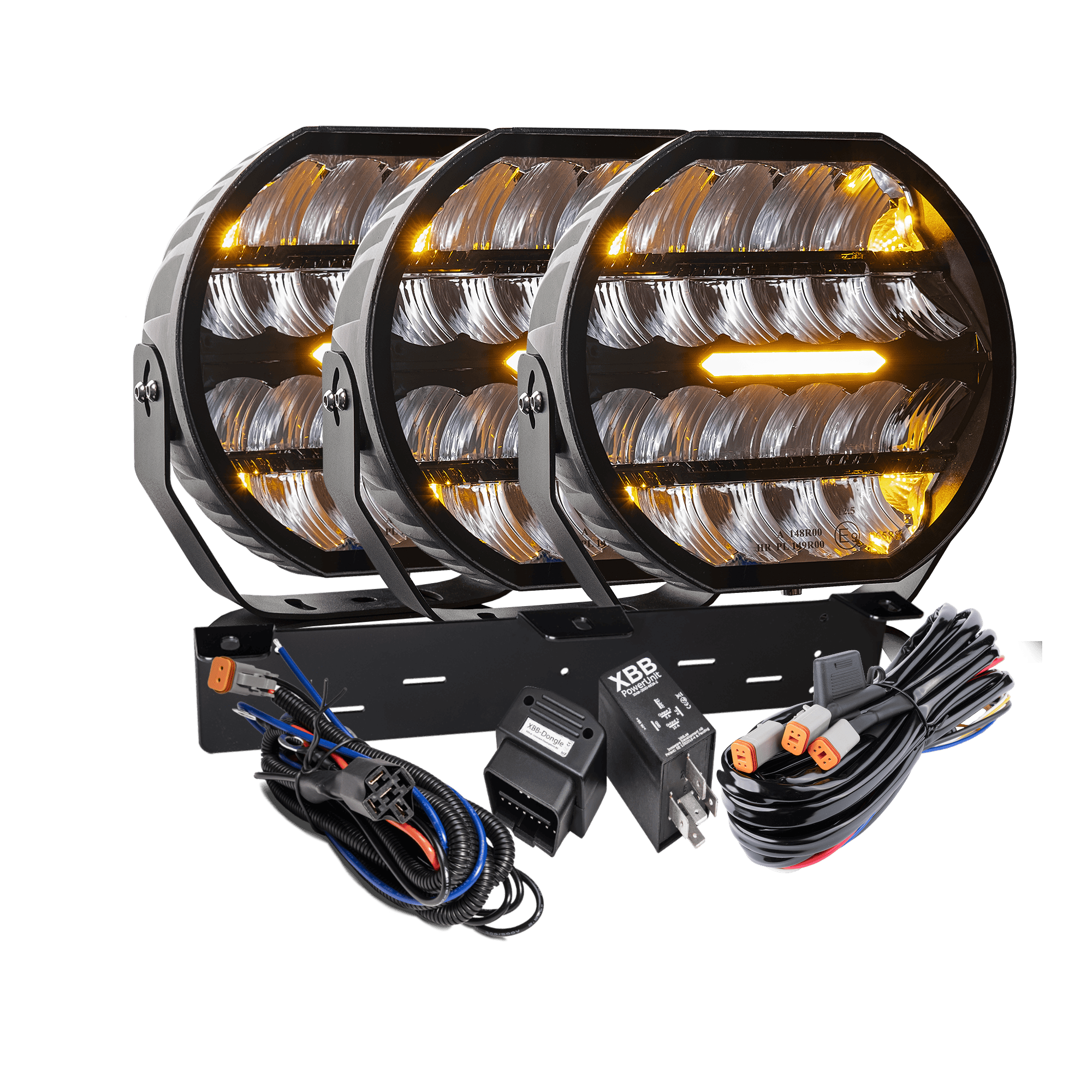 Stellar Black 3-Light Kit CAN bus