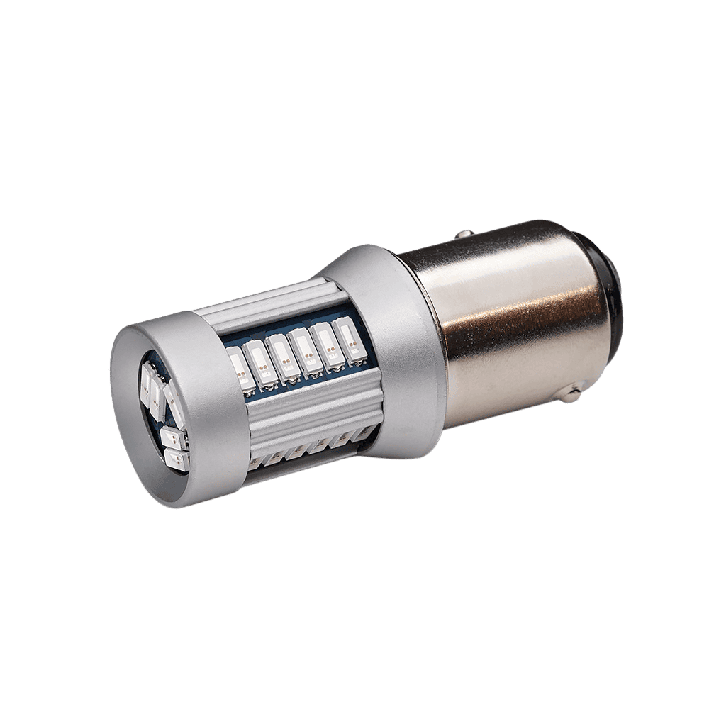 Luxtar BA15S 1156 LED Bulb, 30 SMD, 12-24 V, Red