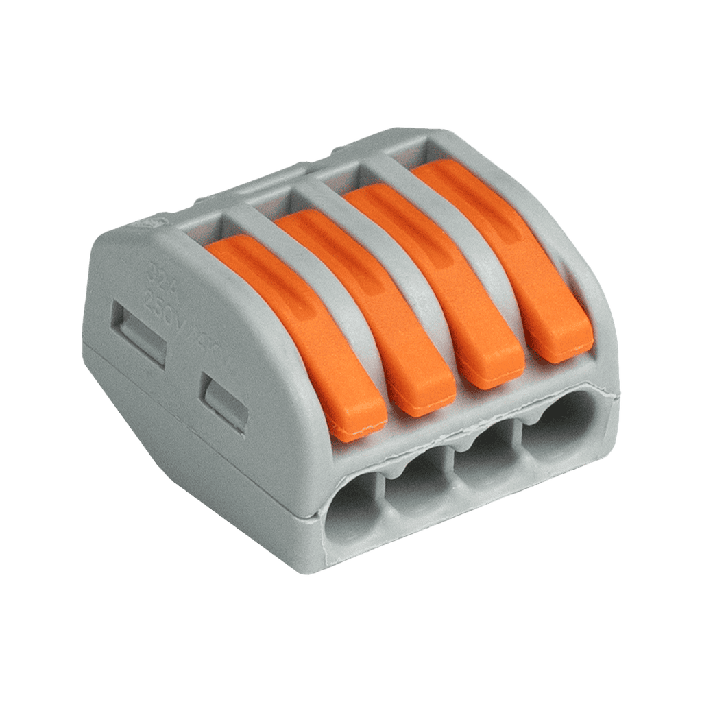 Lever Wire Connector, 4 Ports