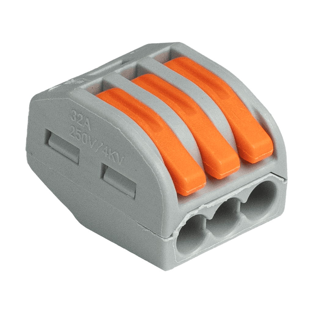 Lever Wire Connector, 3 Ports