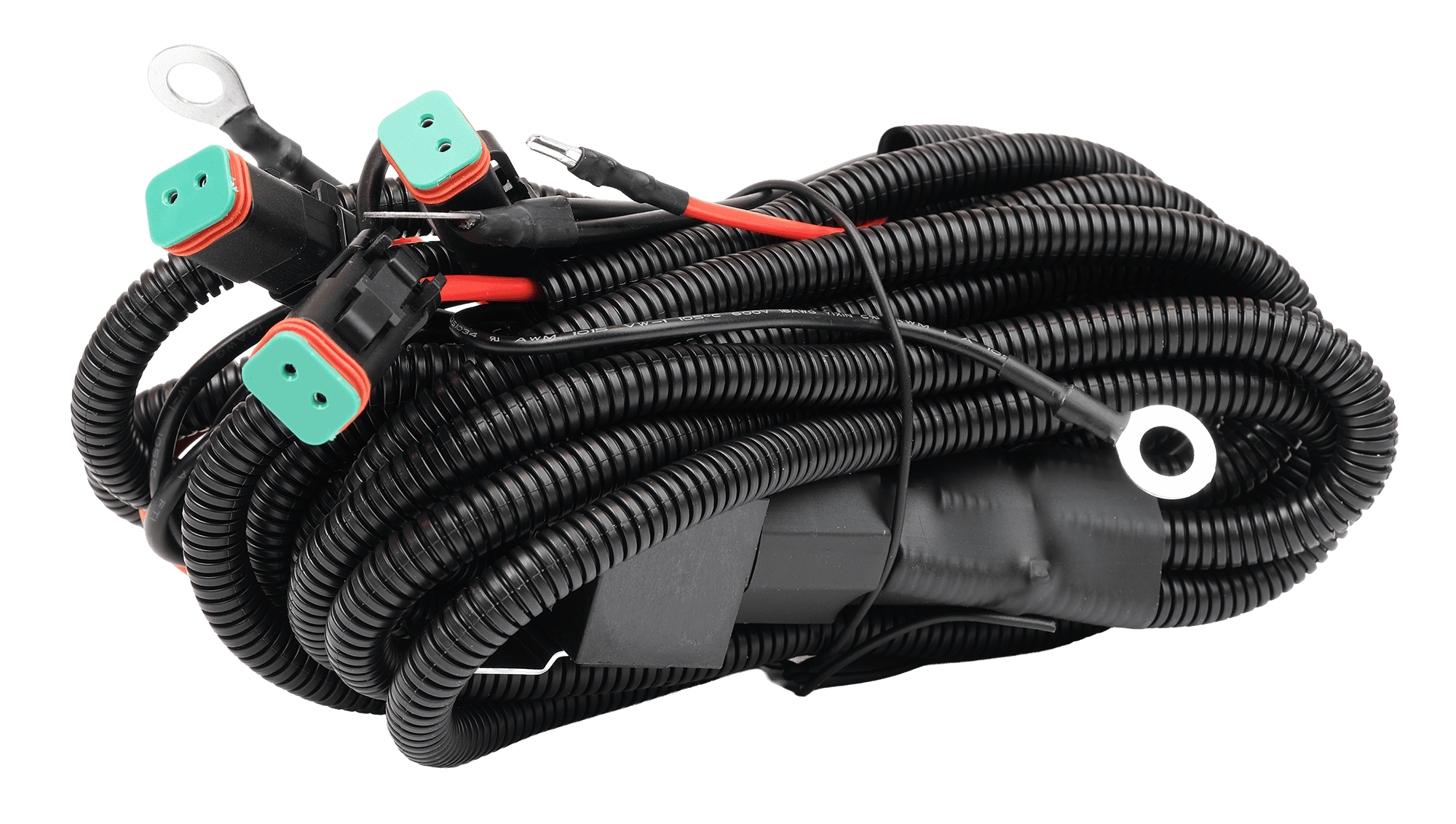 Luxtar Relay Wiring Kit, 3 Lights, 12 V, DT, 60 A