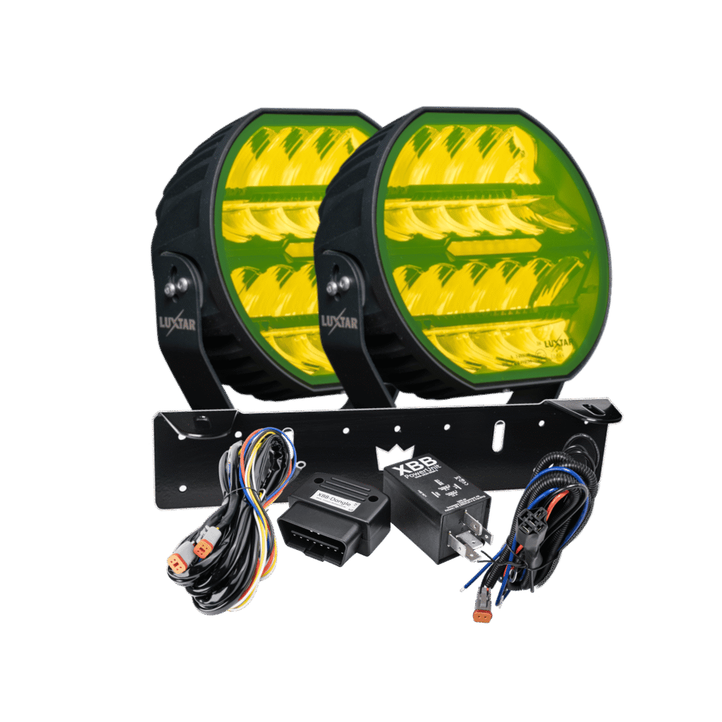 Stellar Black 2-Light Kit, Yellow CAN bus
