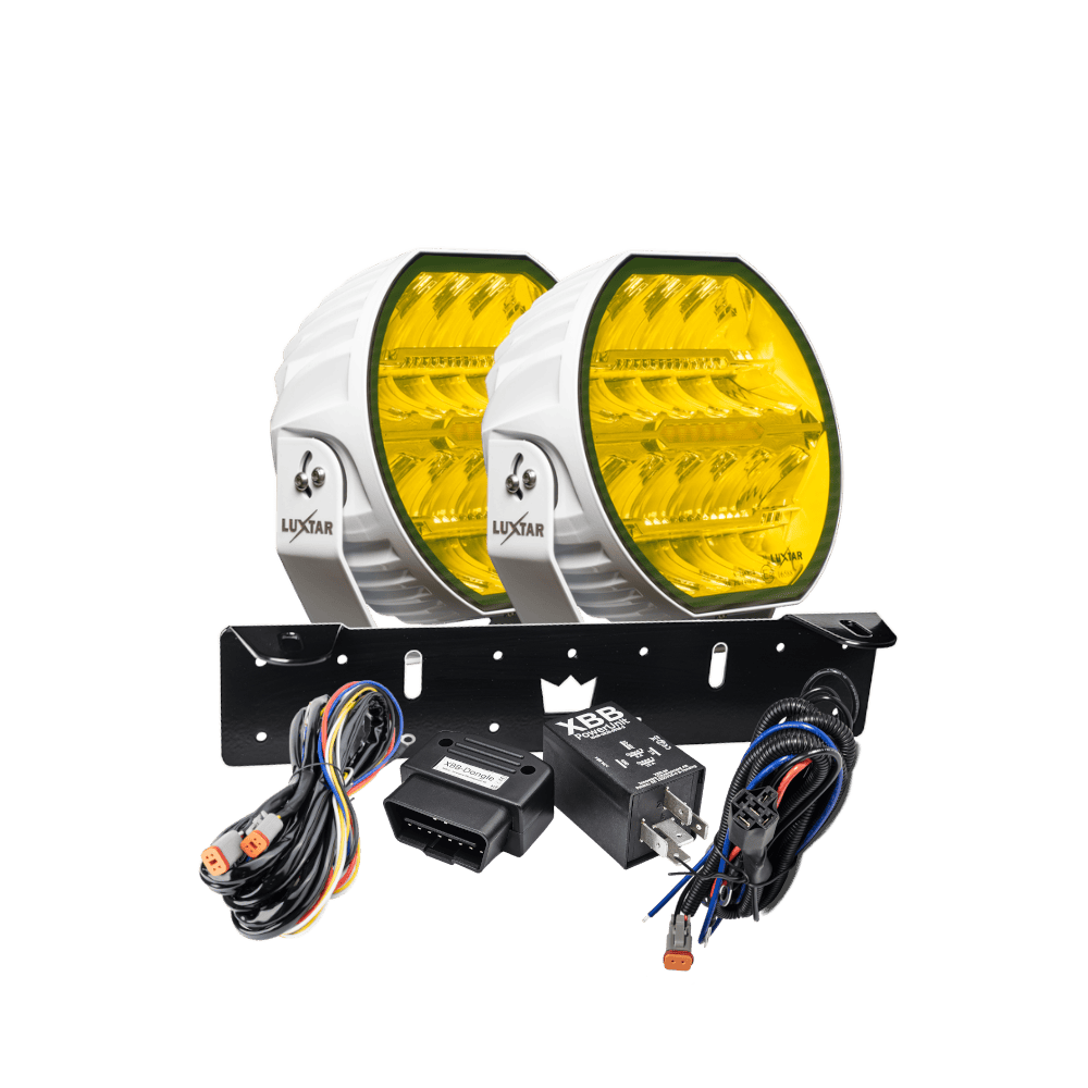 Stellar White 2-Light Kit, Yellow CAN bus