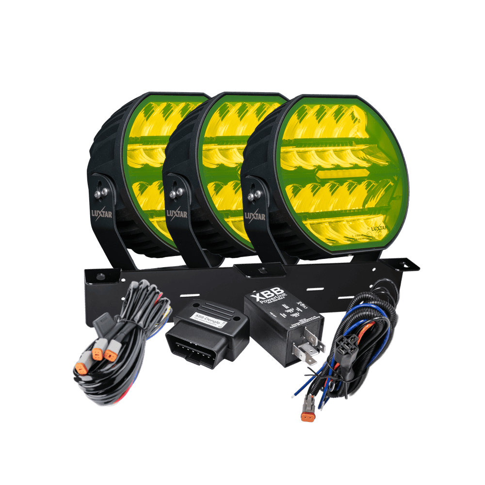 Stellar Black 3-Light Kit, Yellow CAN bus