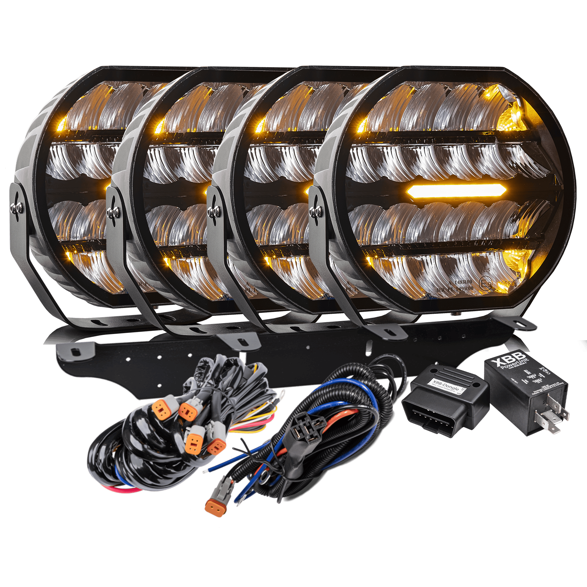 Stellar Black 4-Light Kit CAN bus