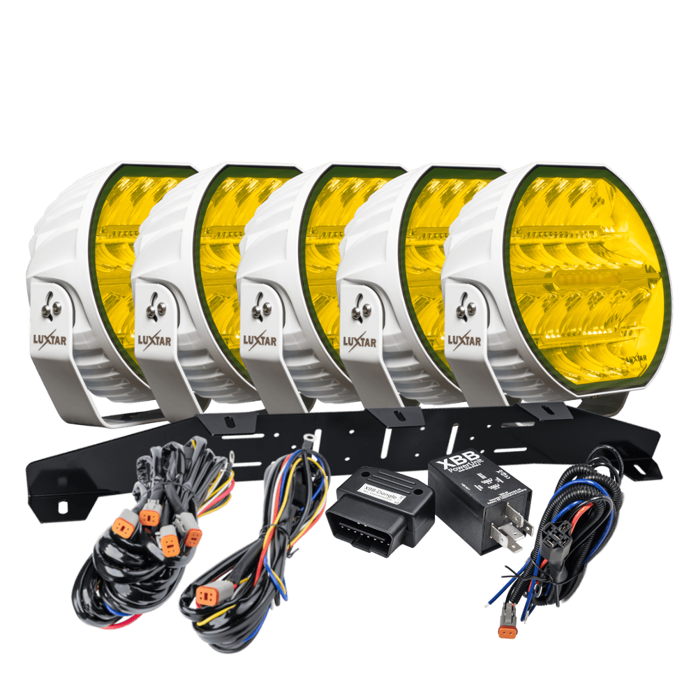 Stellar White 5-Light Kit, Yellow CAN bus