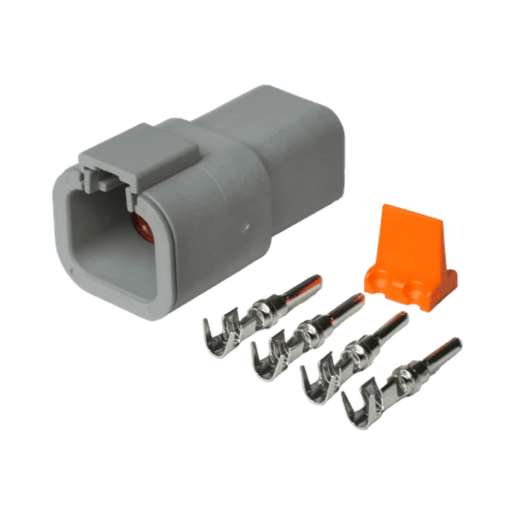 DTP-4 Connector Set 4-Pin, Male