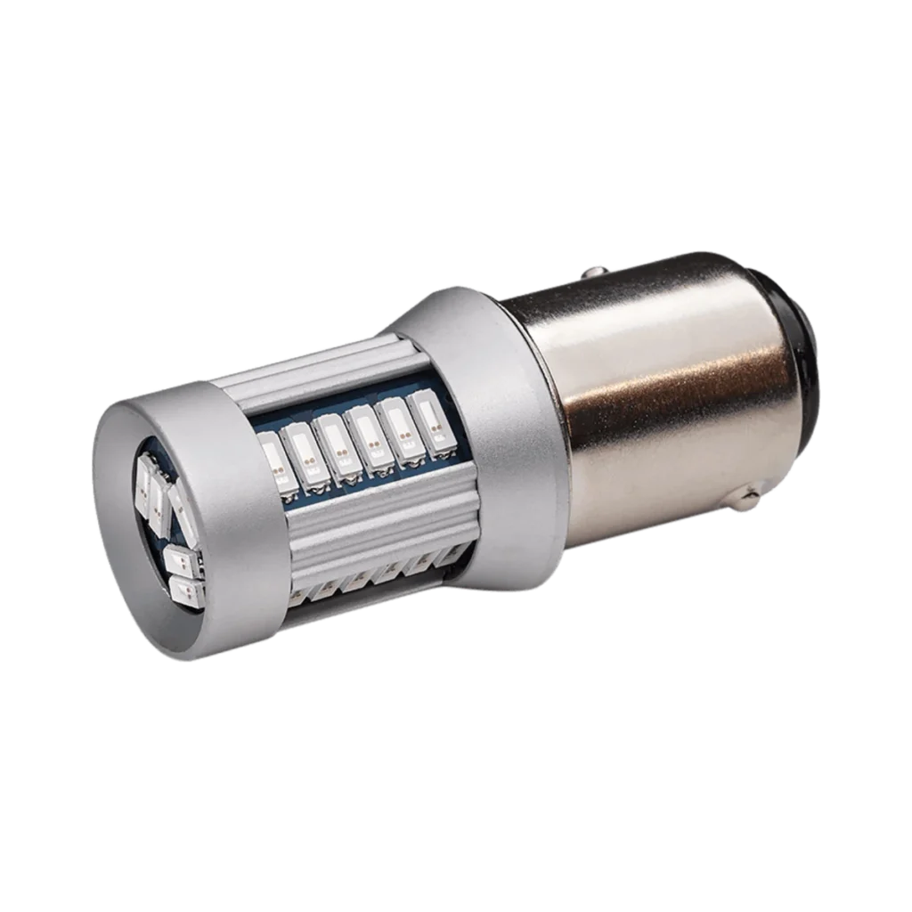 Luxtar BA15S 1156 LED Bulb, 30 SMD, 12-24 V, Red