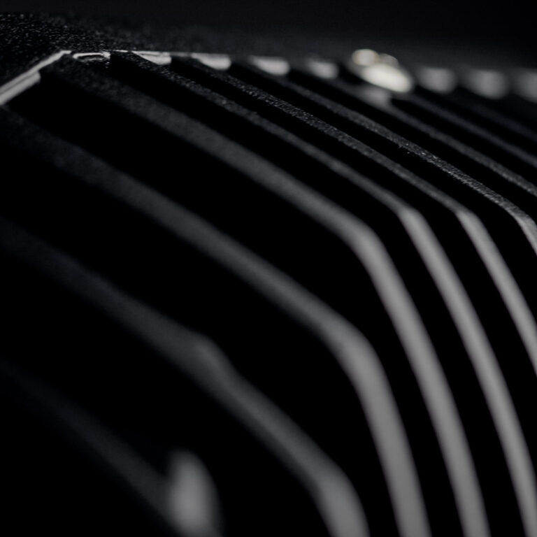Luxtar LED bulb heatsink close-up