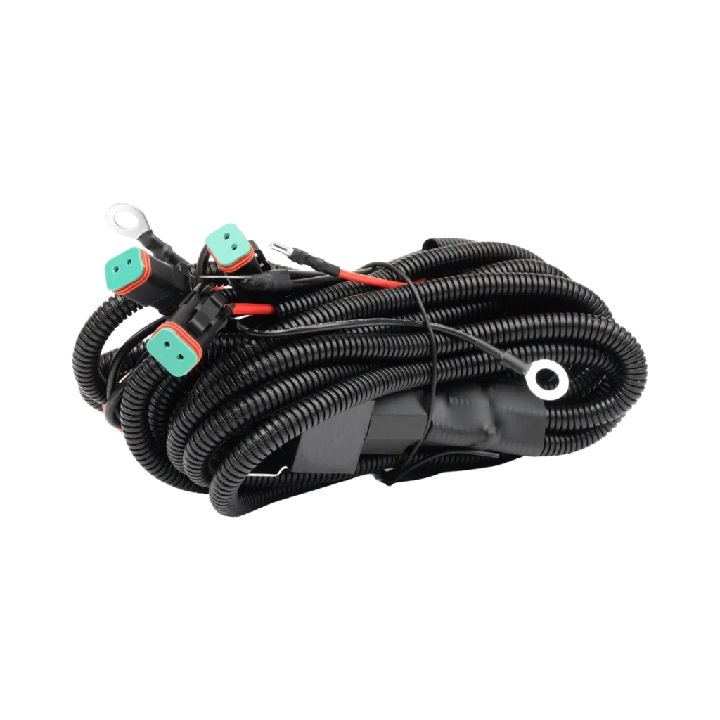 Luxtar Relay Wiring Kit, 3 Lights, 12 V, DT, 60 A