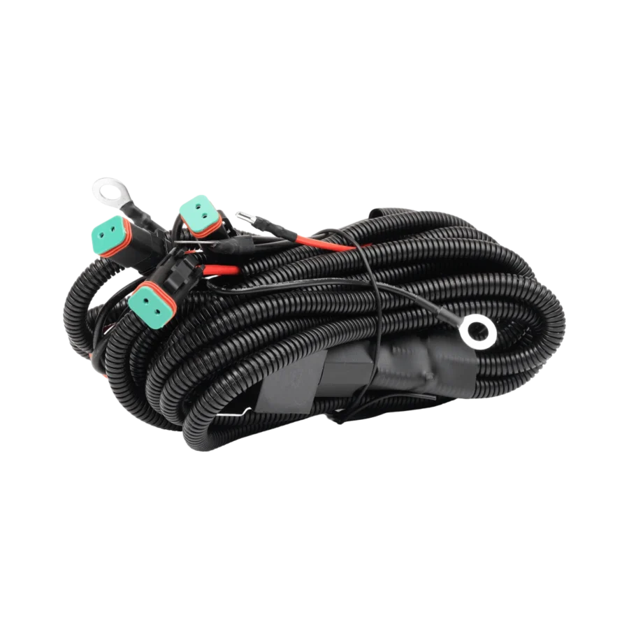 Luxtar Relay Wiring Kit, 3 Lights, 12 V, DT, 60 A