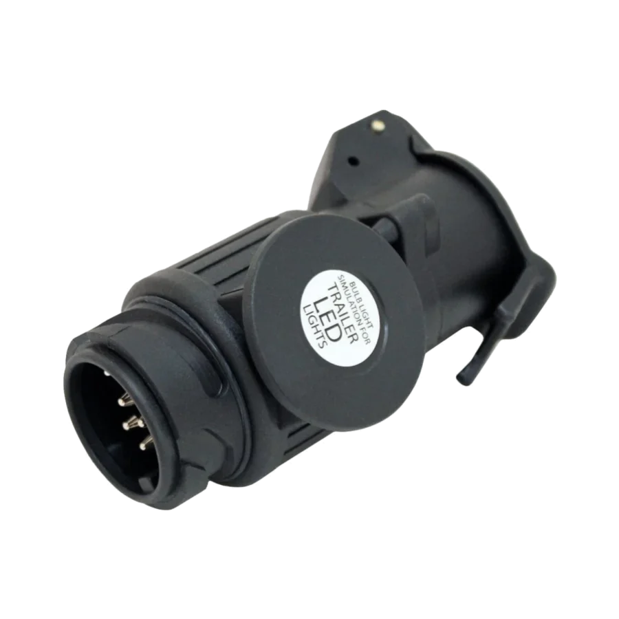Luxtar Trailer Adapter 13 to 7-Pin, 12 V LED