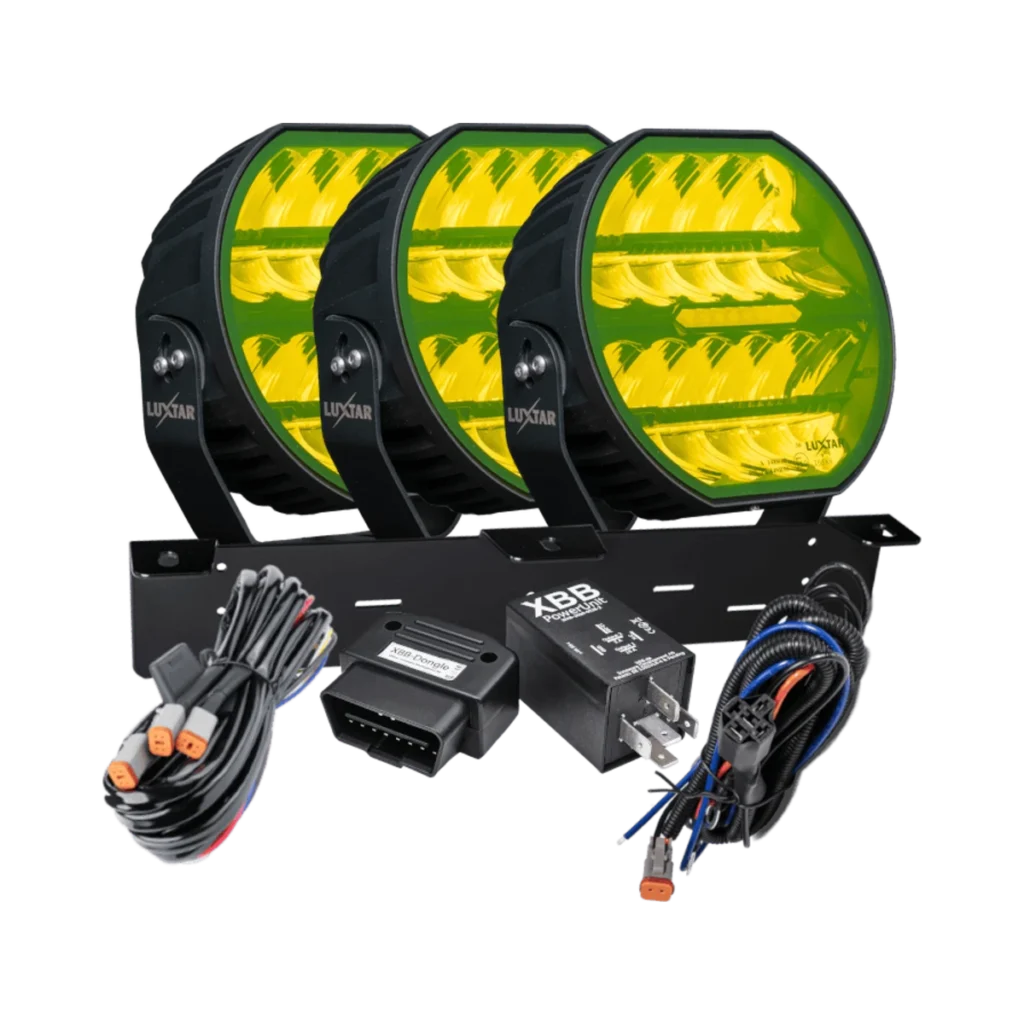 Stellar Black 3-Light Kit, Yellow CAN bus