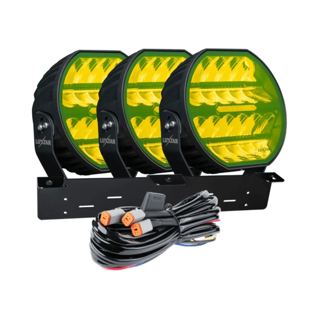 Stellar Black 3-Light Kit, Yellow