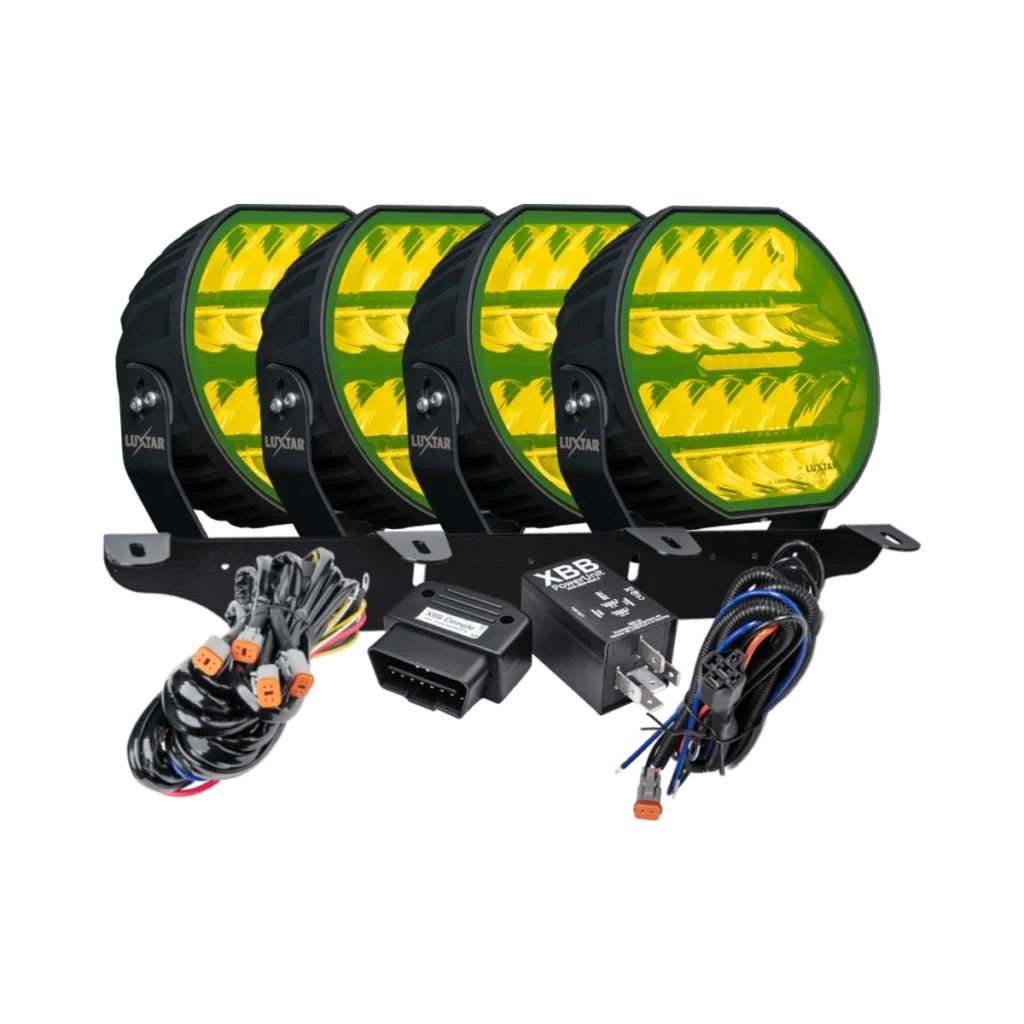 Stellar Black 4-Light Kit, Yellow CAN bus