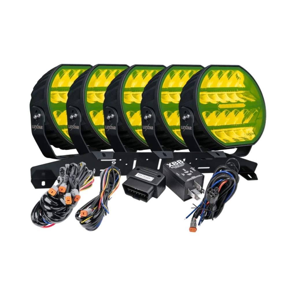 Stellar Black 5-Light Kit, Yellow CAN bus
