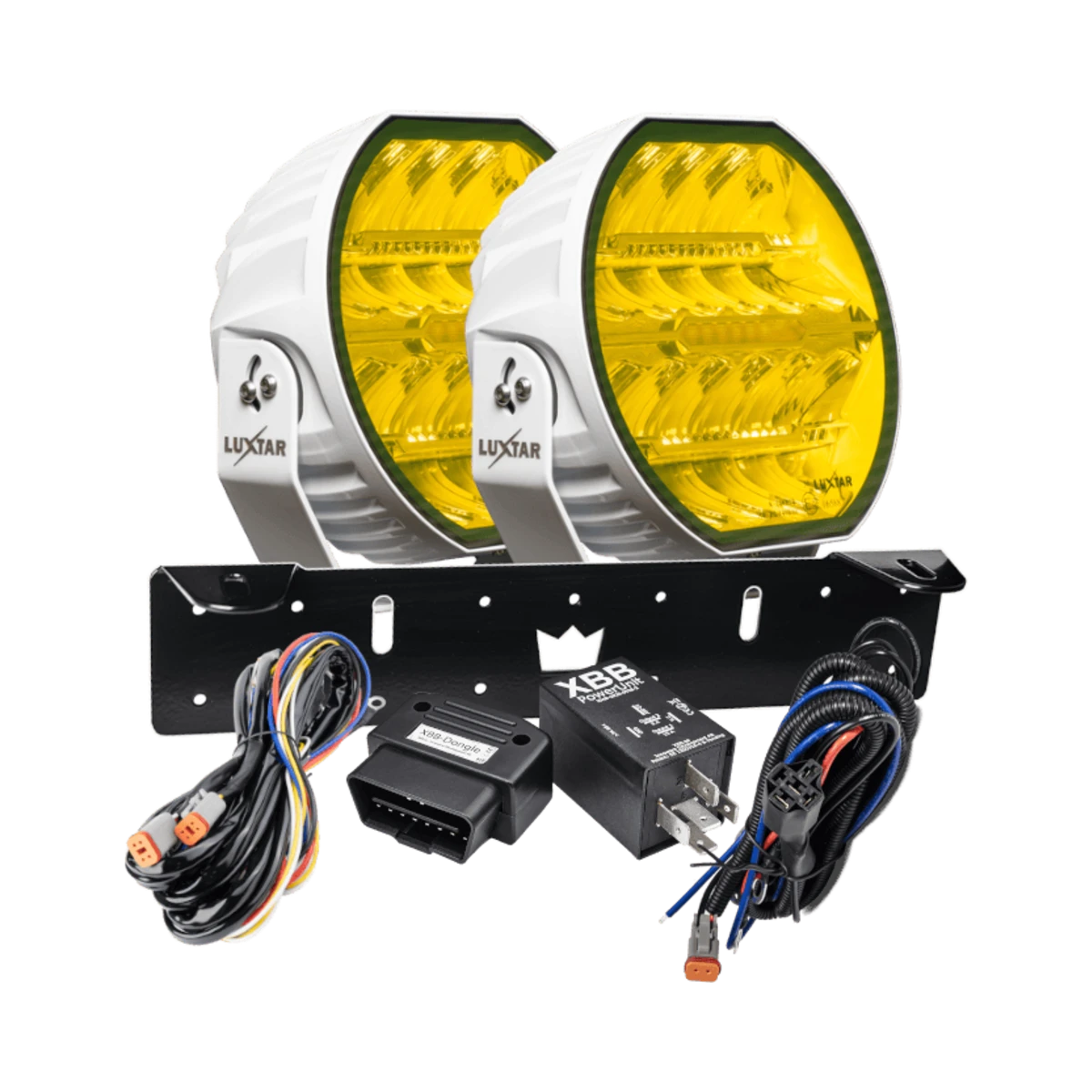 Stellar White 2-Light Kit, Yellow CAN bus